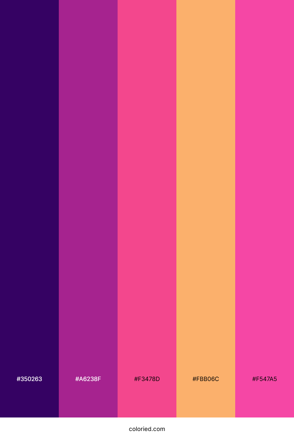 Violet And Fuchsia Color Palette