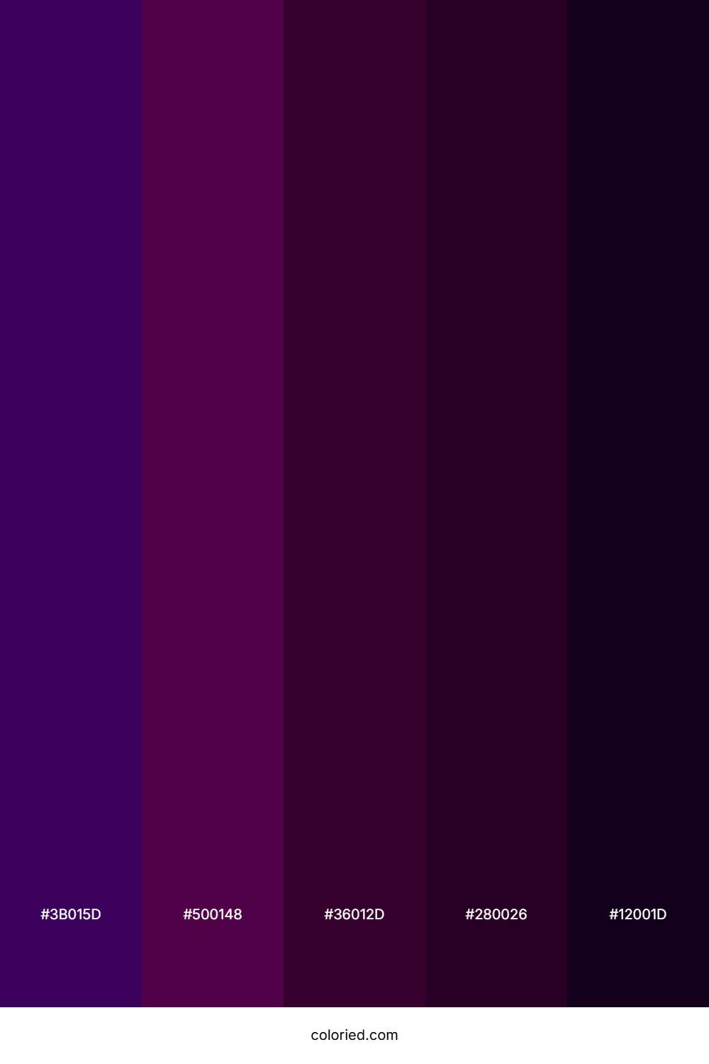 Violet Blood Moon Color Palette