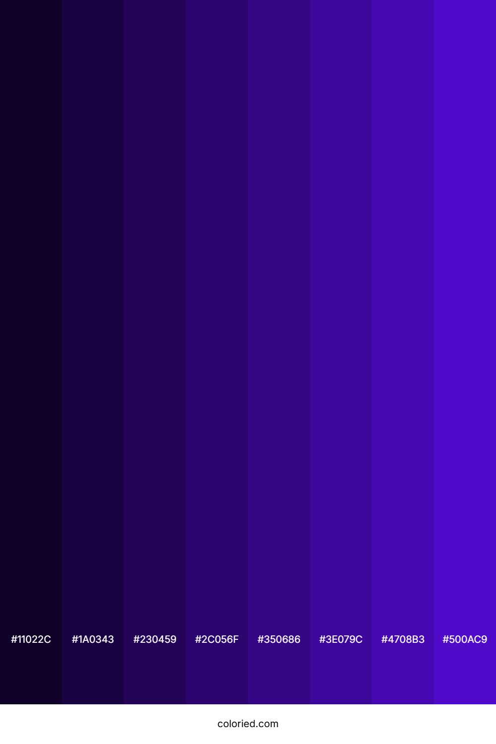 Violet Blue Color Shades