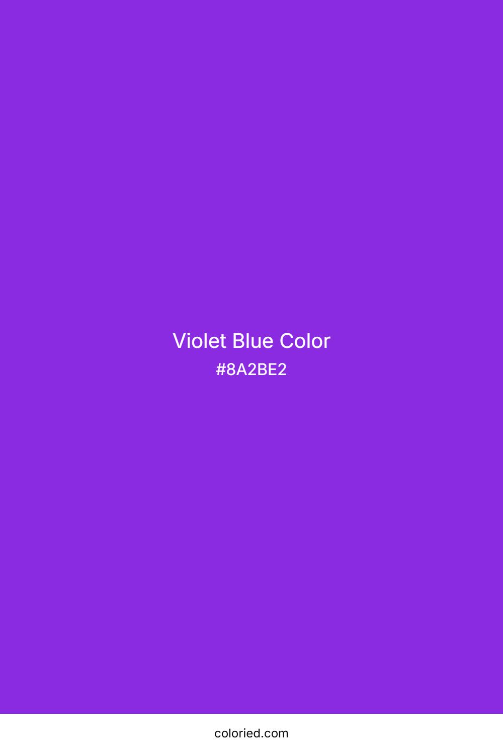 Violet Blue Color