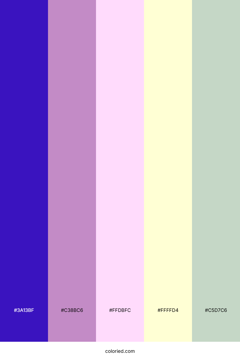 Violet Cotton Candy Color Palette
