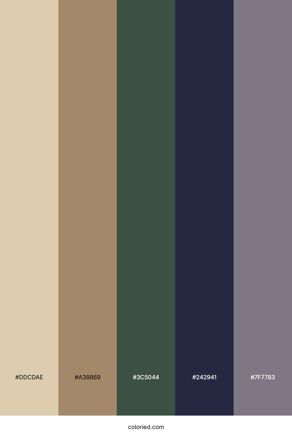 Violet Dusk Veil Color Palette