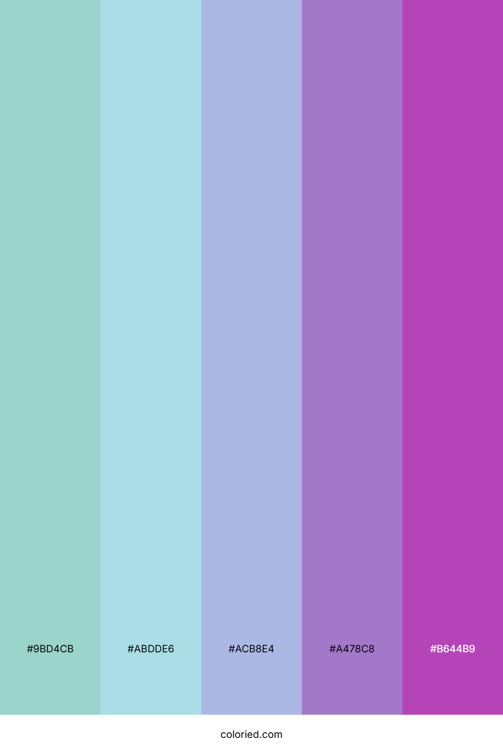 Violet Frosted Dawn Color Palette