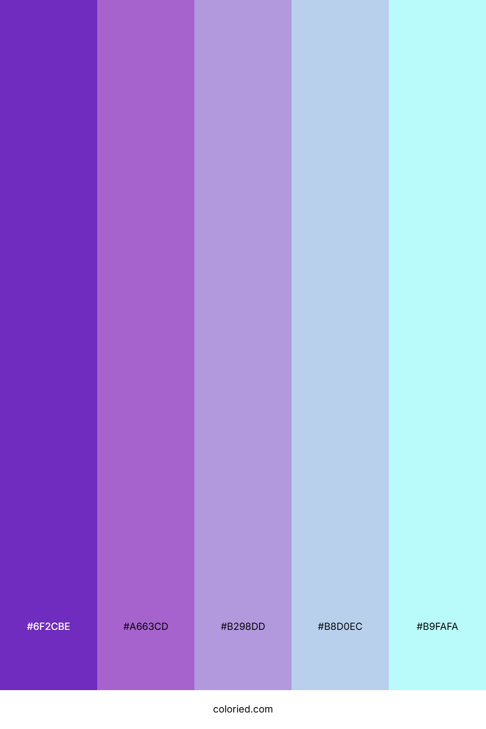 Violet Ice Sky Palette