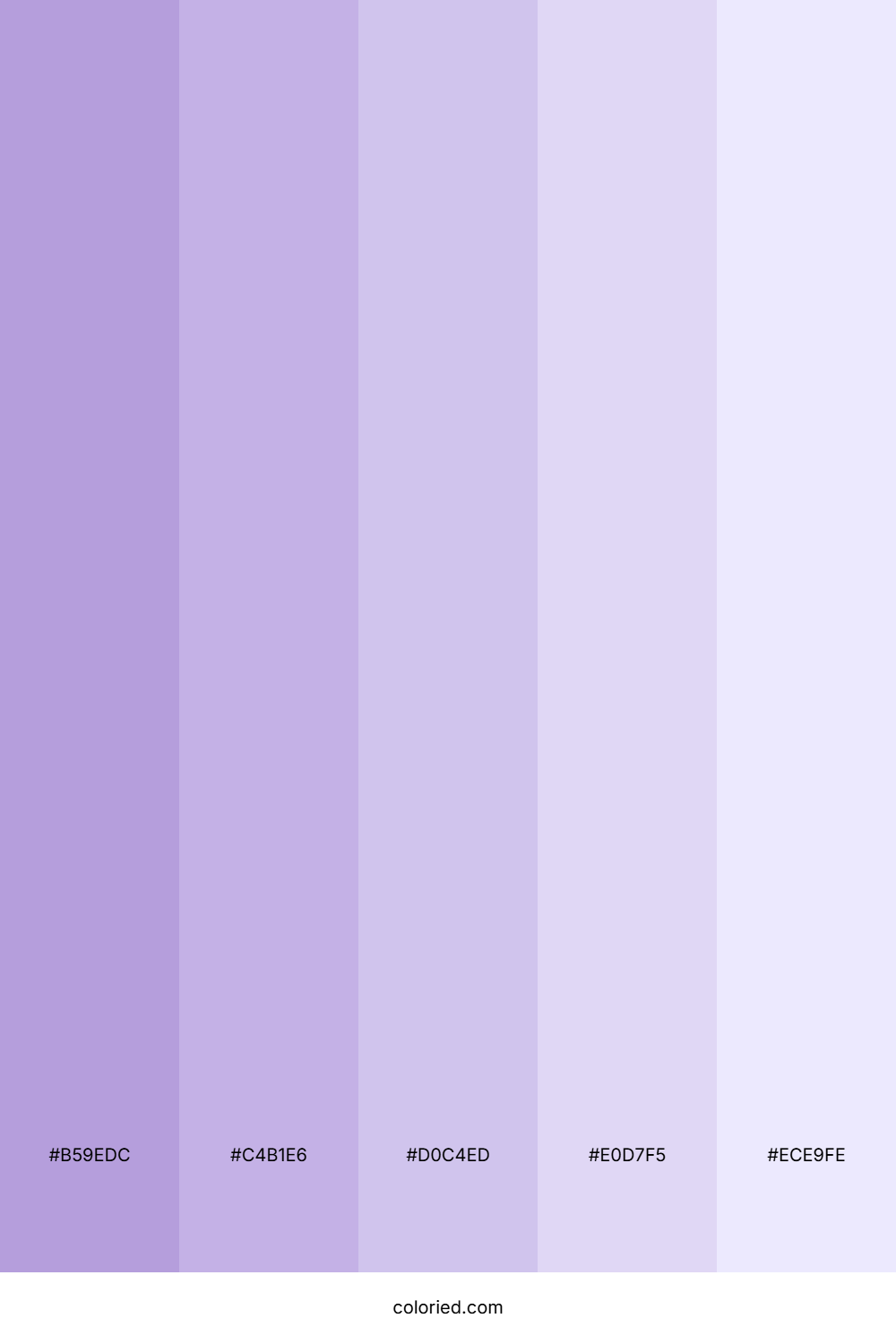 Violet Mist and Soft Lilac Color Palette
