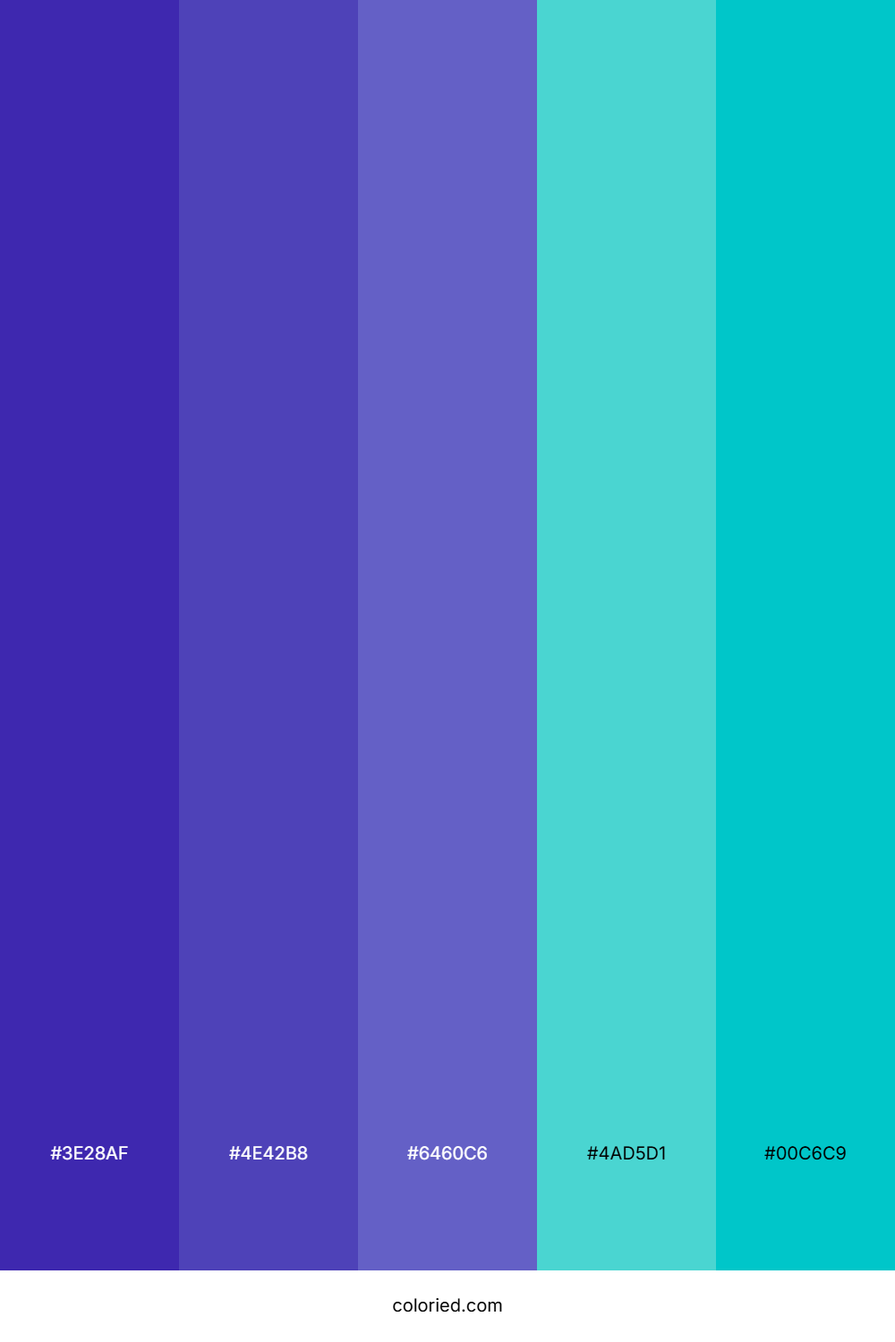 Violet Ocean Harmony Color Palette