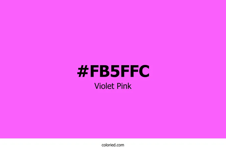 Violet Pink Color