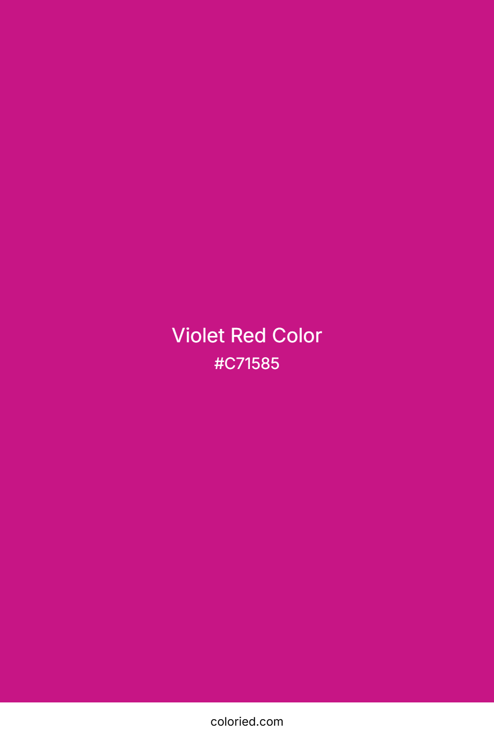 Violet Red Color