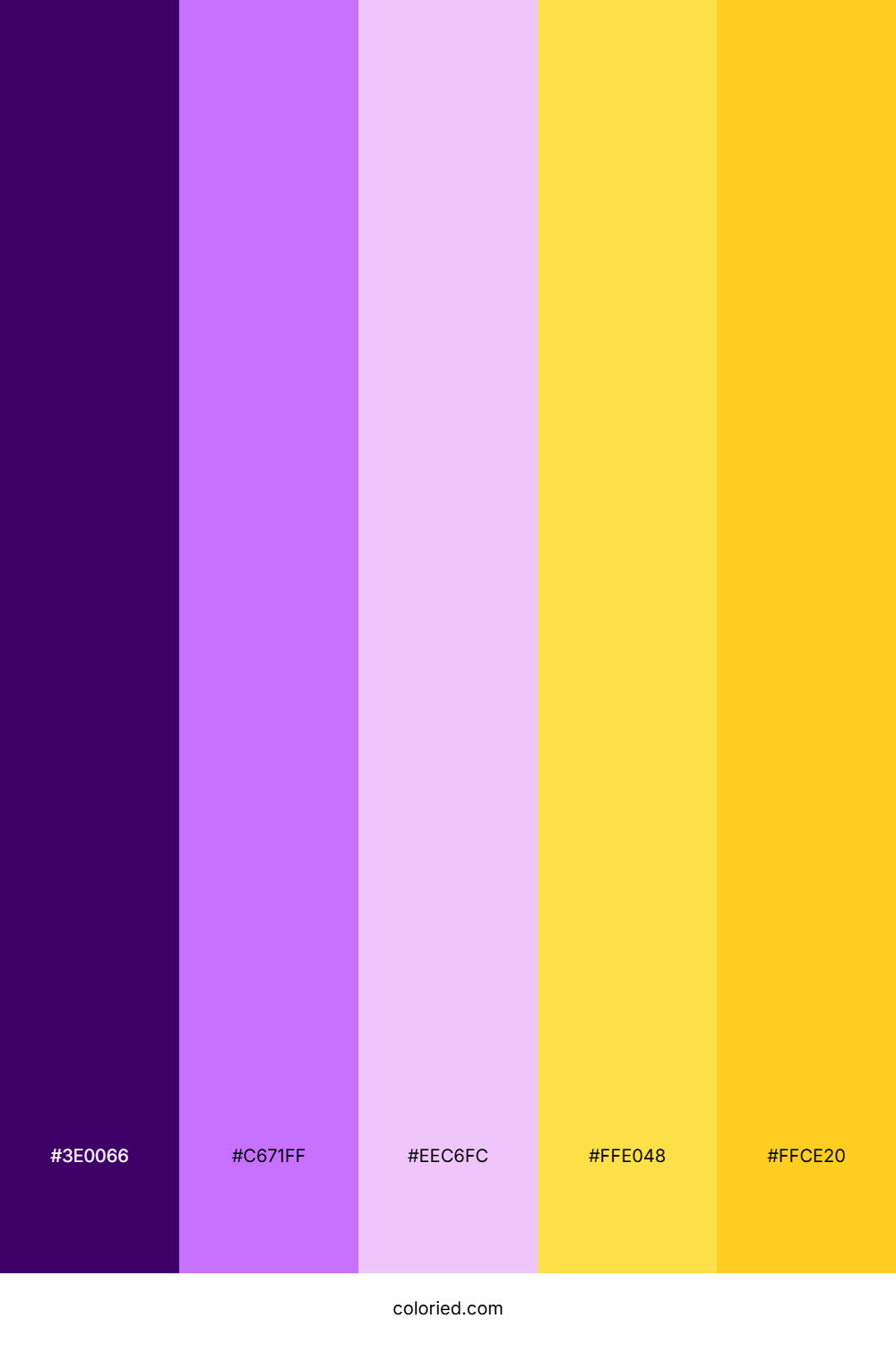 Violet Twilight Shine Color Palette