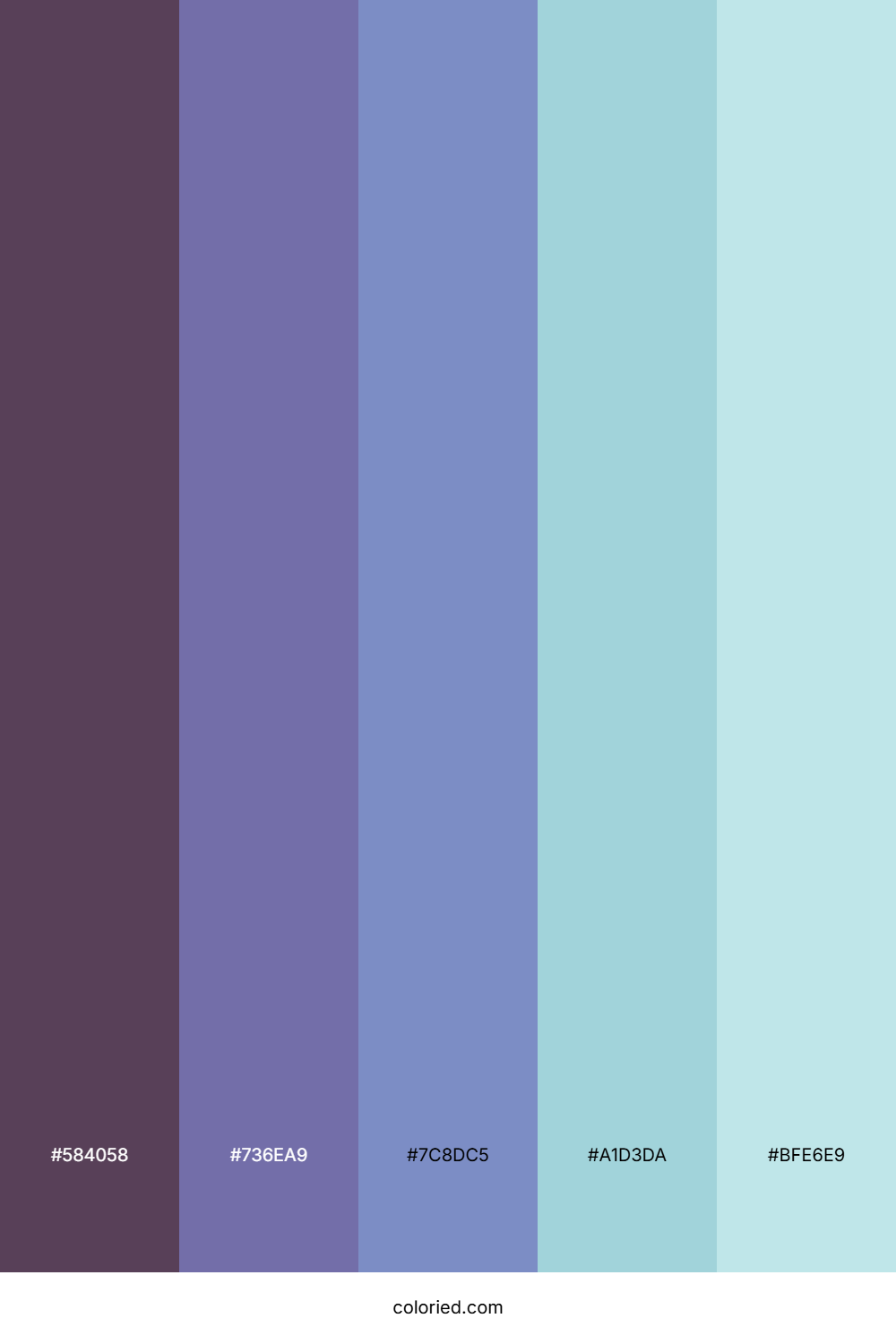 Violet Winter Dusk Palette
