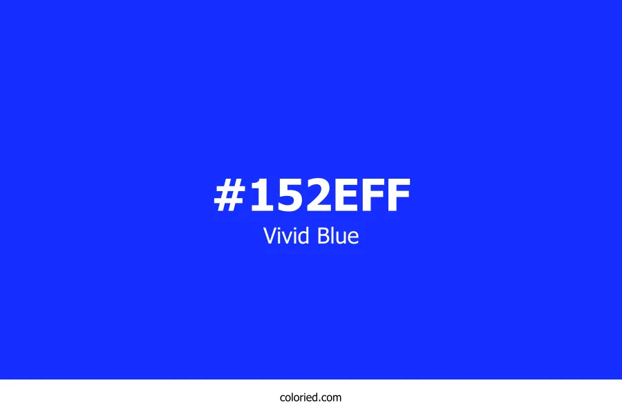 Vivid Blue Color