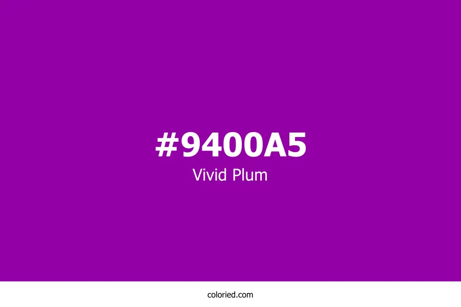 Vivid Plum Color