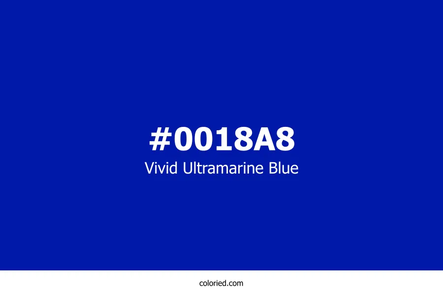 Vivid Ultramarine Blue Color