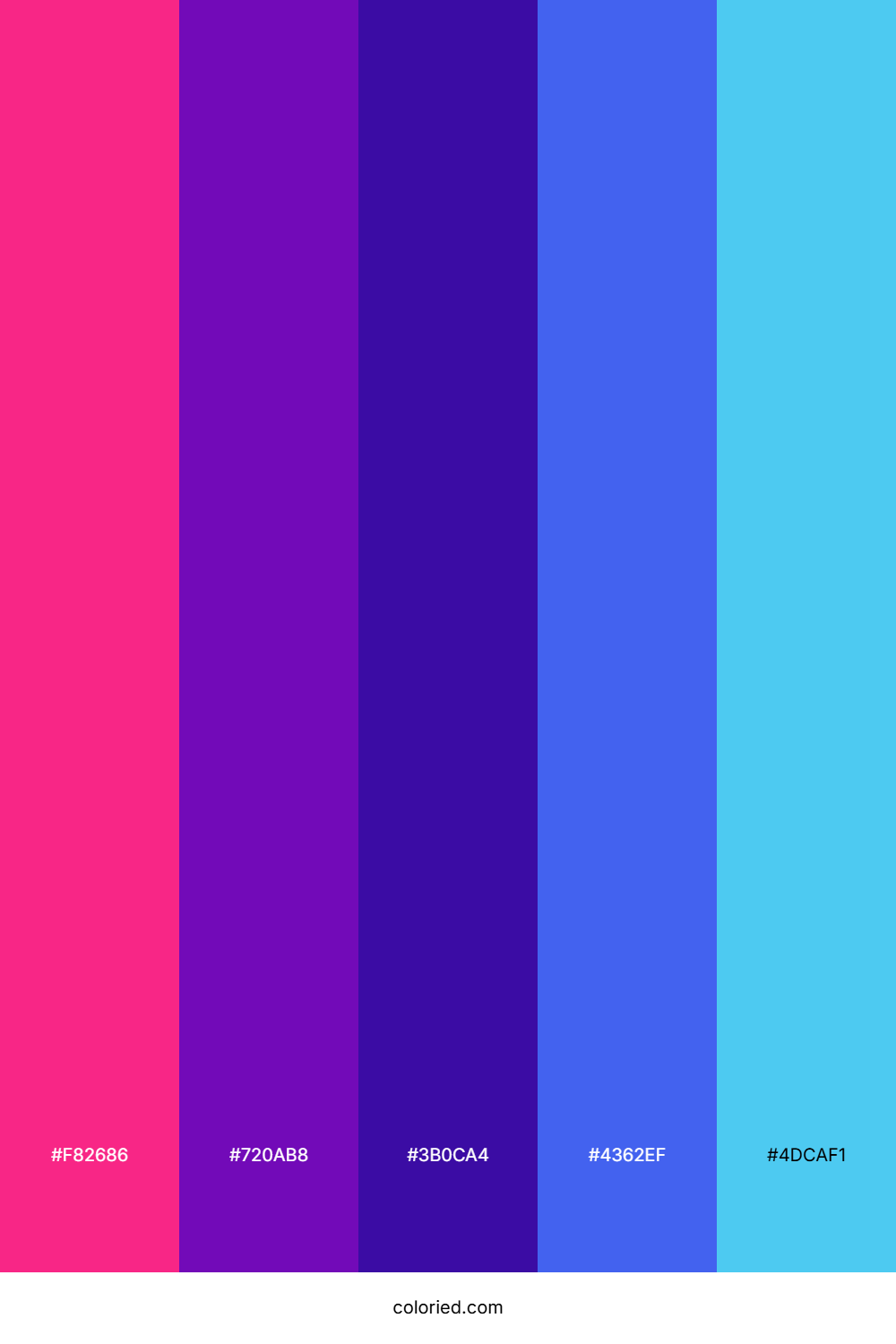 Vivid Violet Wave Palette