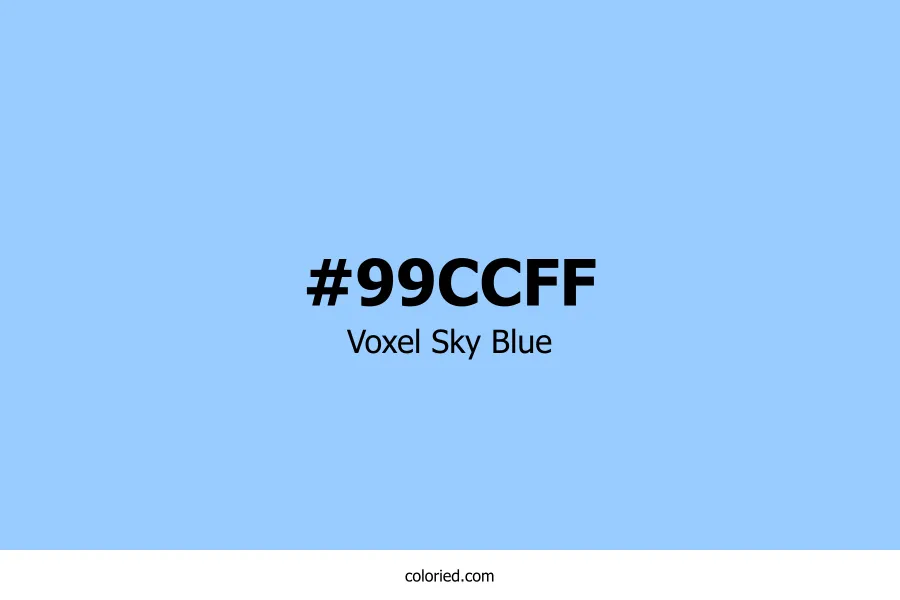 Voxel Sky Blue Color