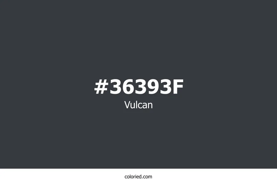 Vulcan Color Hex Code