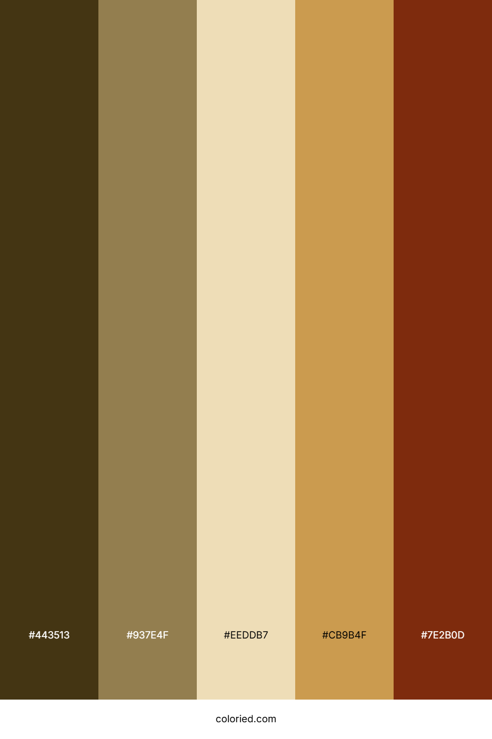 Walnut Amber Glow Color Palette
