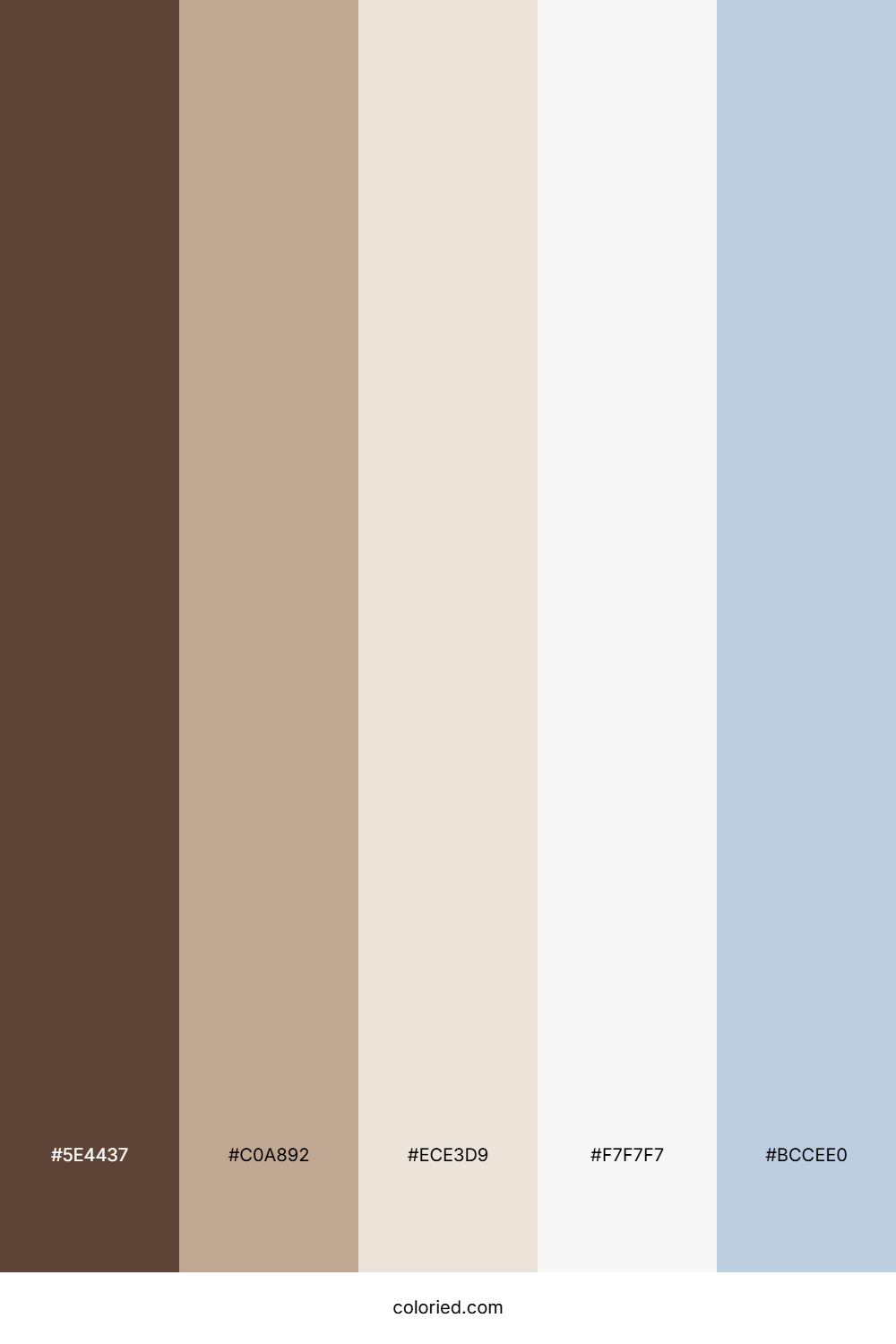 Walnut Fog Breeze Color Palette