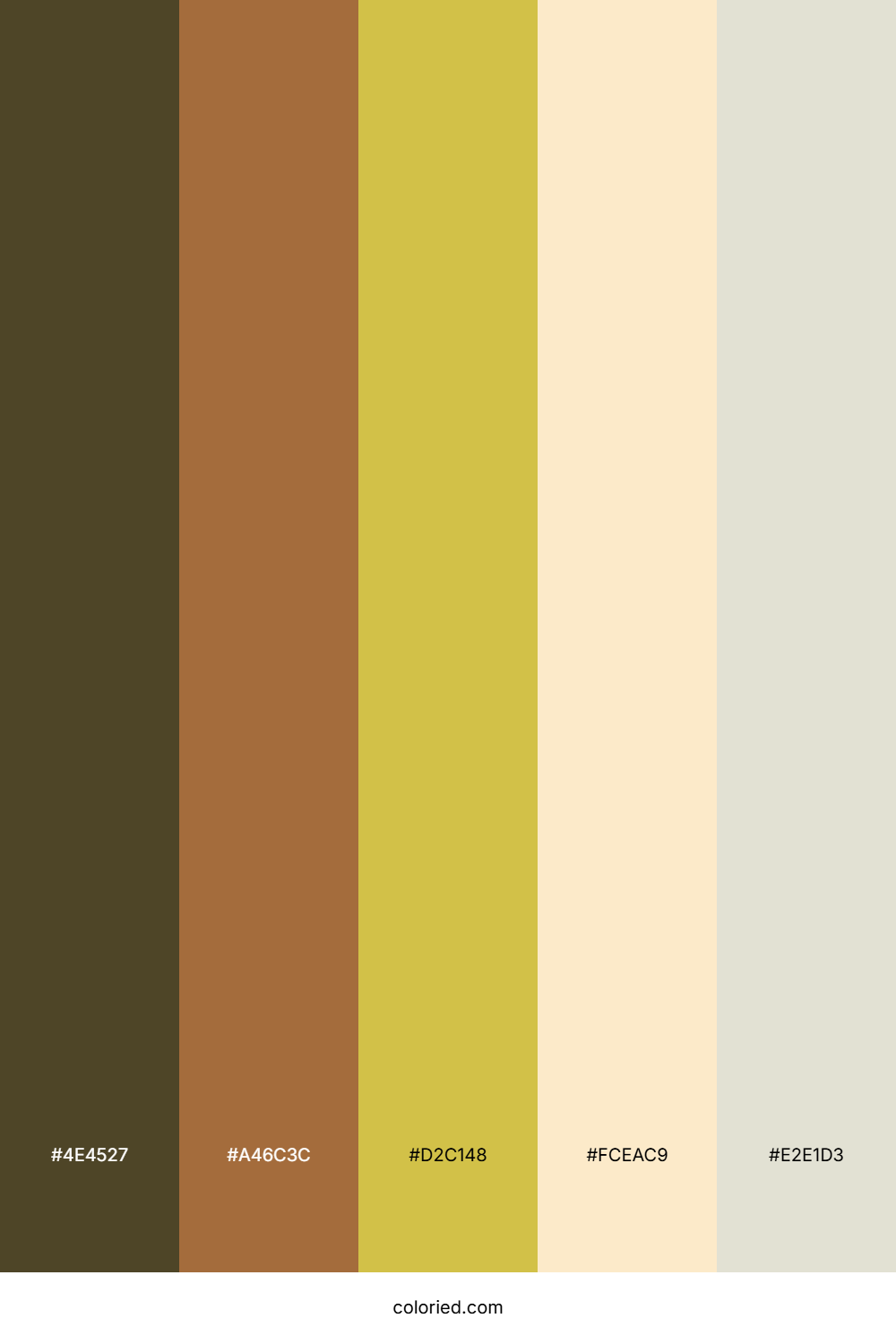 Walnut Sunlit Field Color Palette