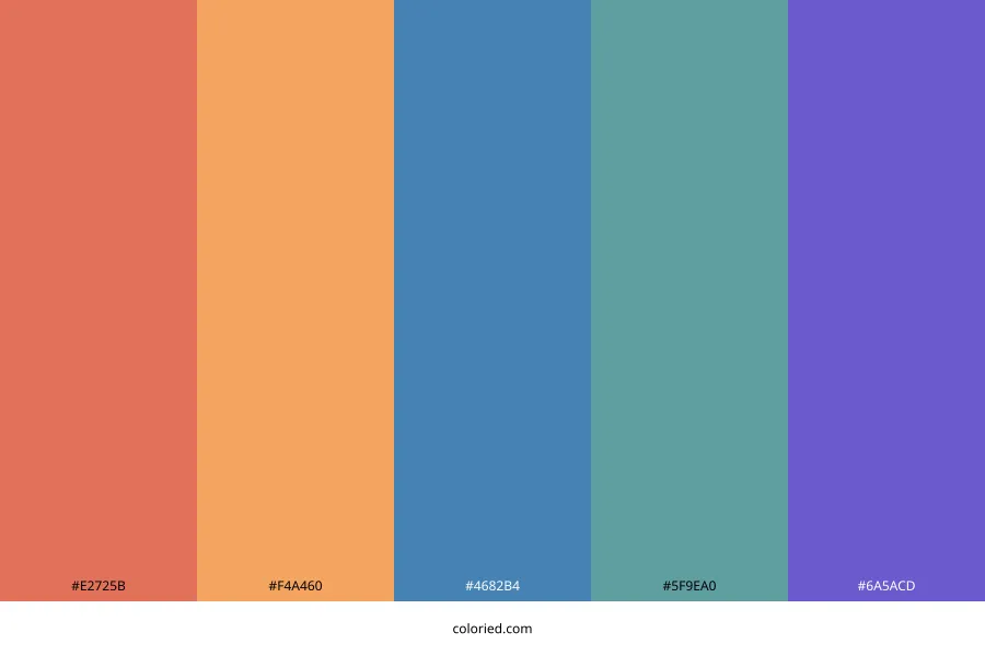 Warm and Cool Color Palette
