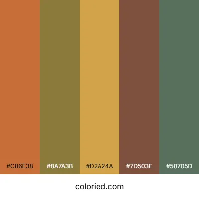 Warm Autumn Color Palette