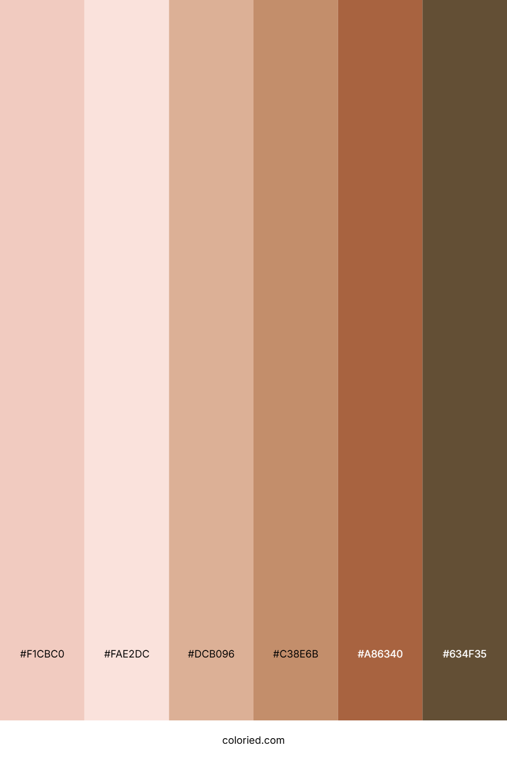 Warm Beige and Caramel Color Palette