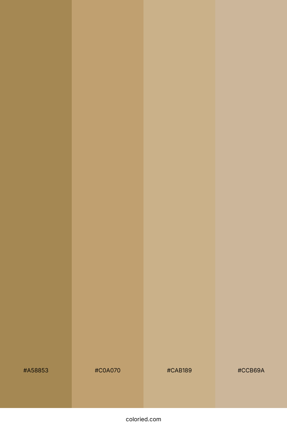 Warm Beige and Light Beige Color Palette