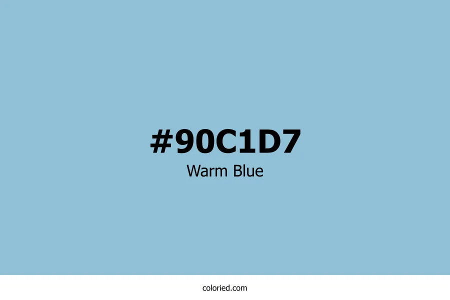 Warm Blue Color Hex Code