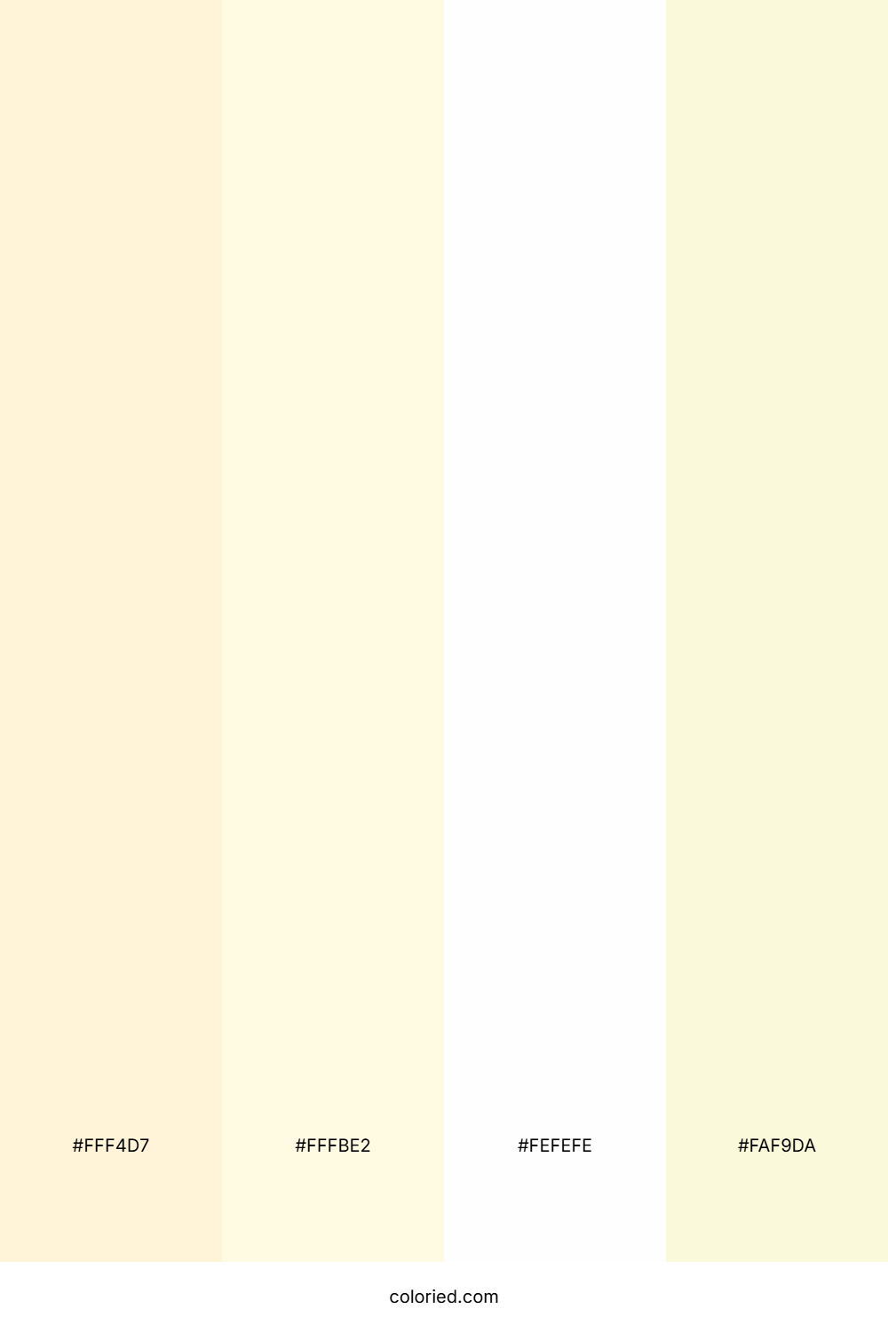 Warm Cream and Off-white Color Palette