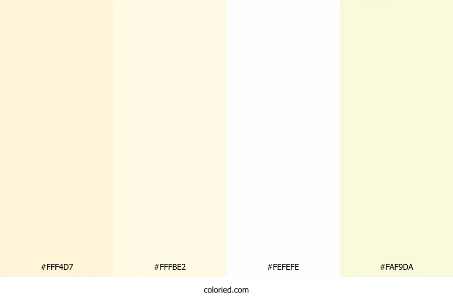 Warm Cream and Off-white Color Palette