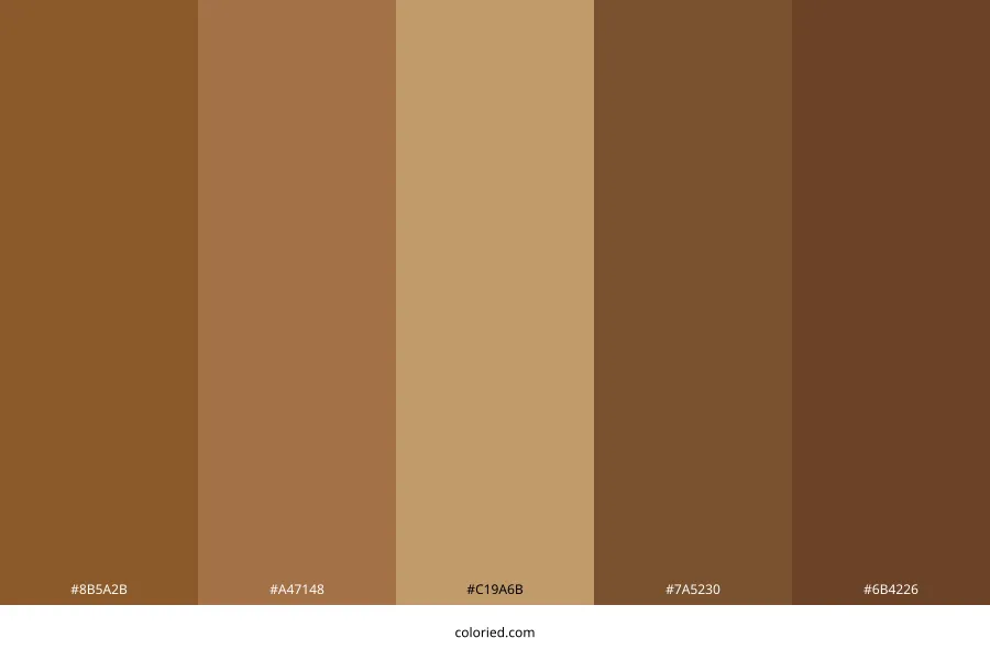 Warm Earth Color Palette
