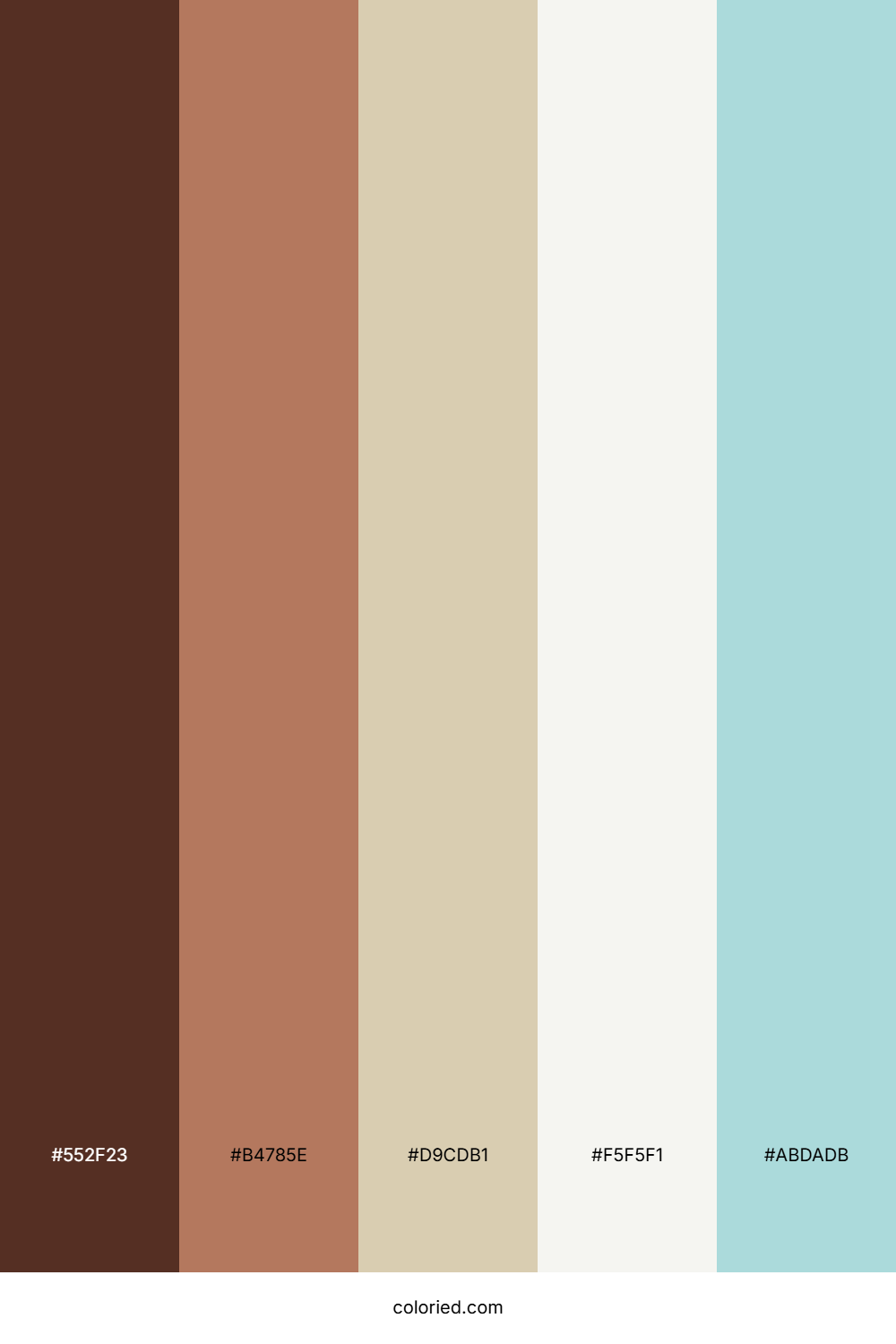 Warm Earth Shore Color Palette