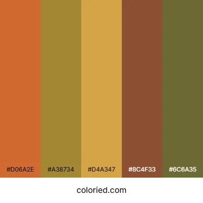 Warm Fall Color Palette