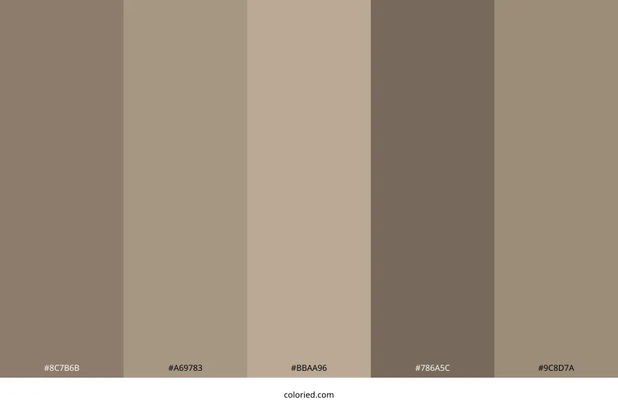 Warm Gray Color Palette