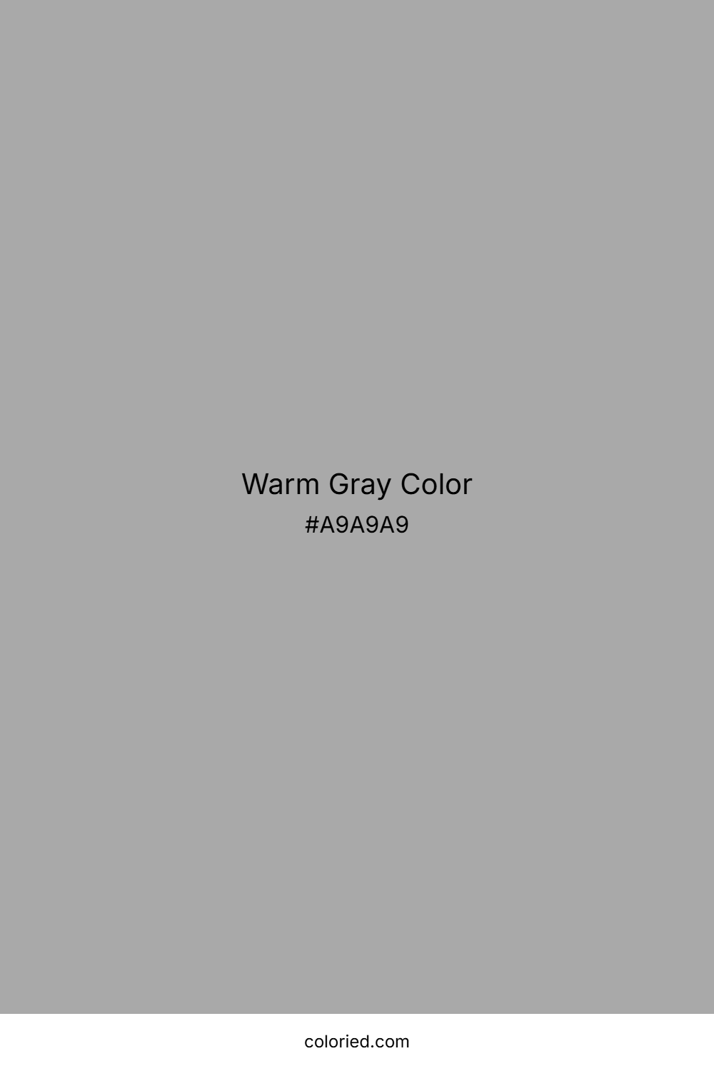 Warm Gray Color