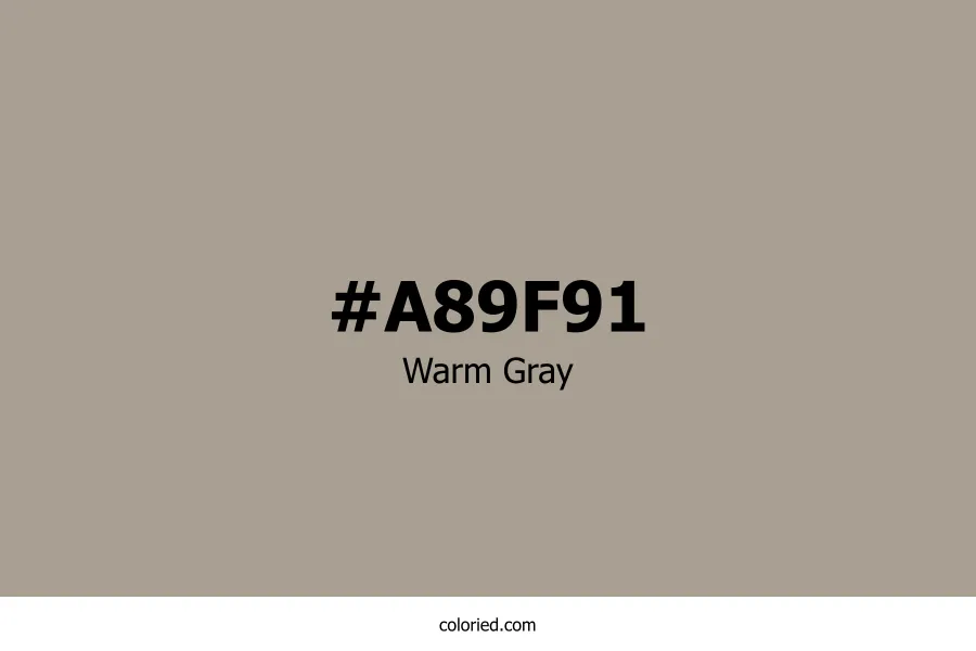 Warm Gray Color Hex Code