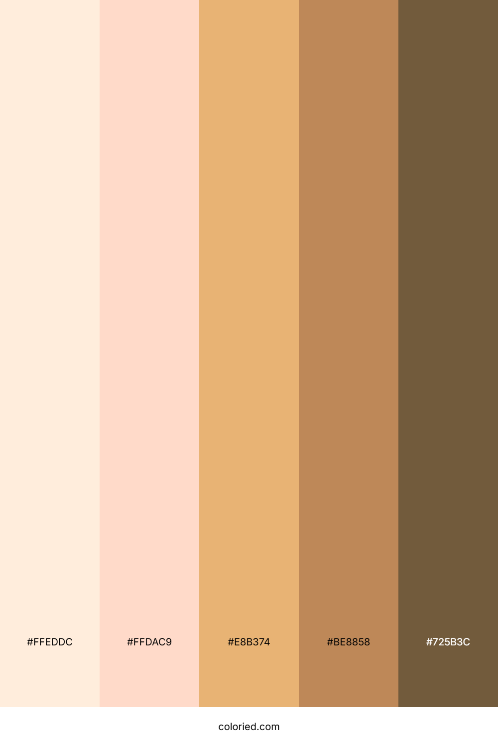 Warm Honey Bronze Palette