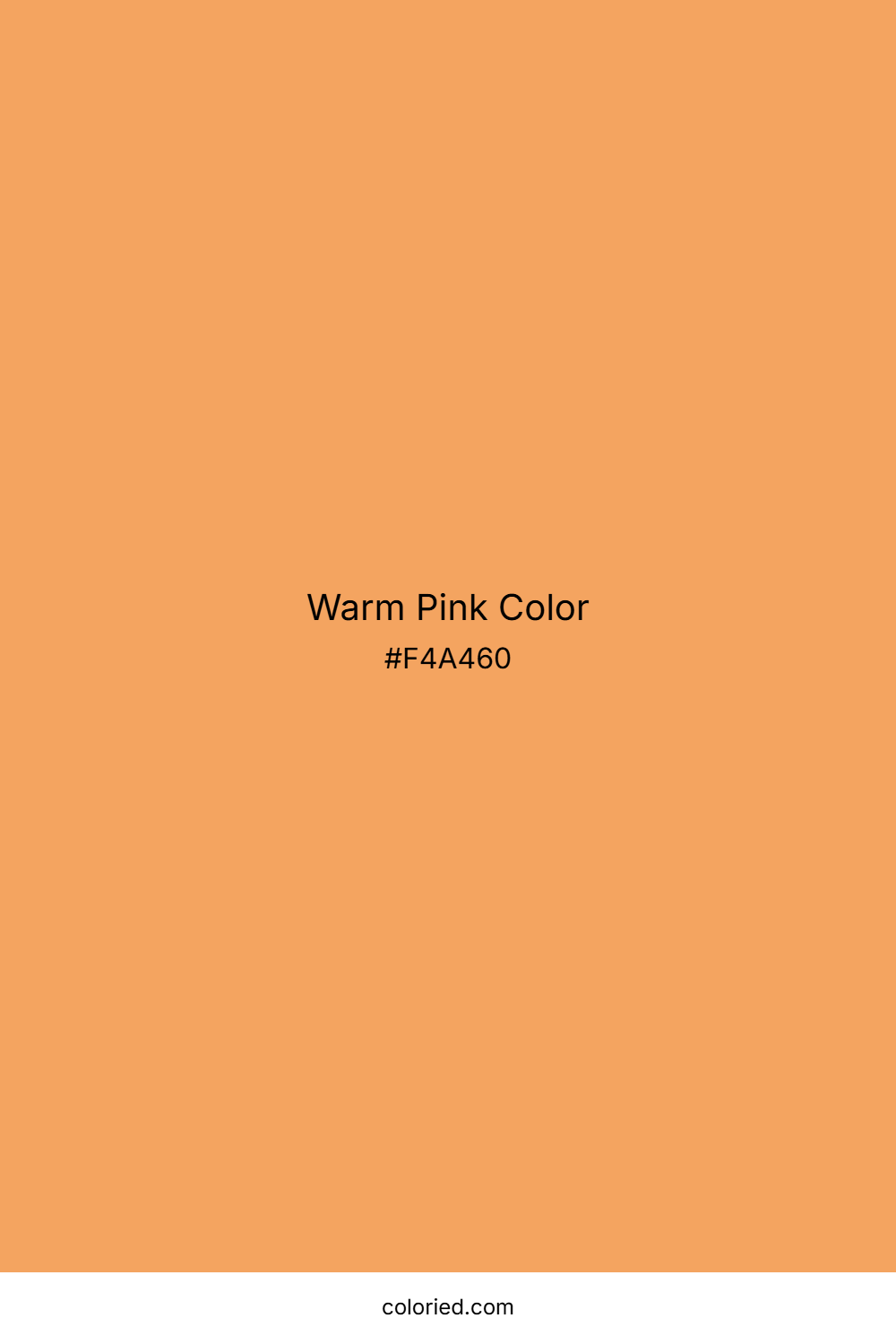 Warm Pink Color