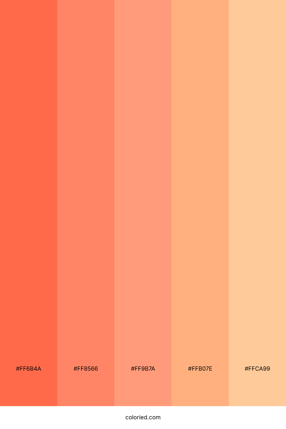 Warm Red and Orange Color Palette