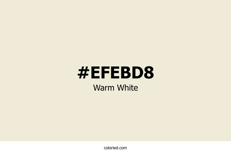 Warm White Color