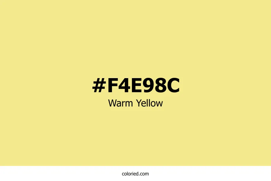 Warm Yellow Color