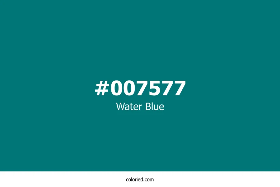 Water Blue Color Hex Code