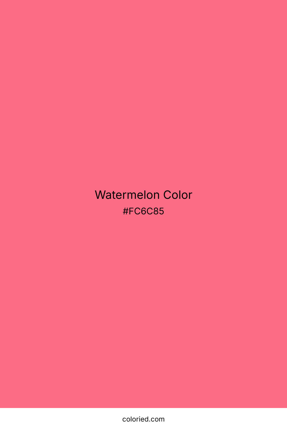 Watermelon Color