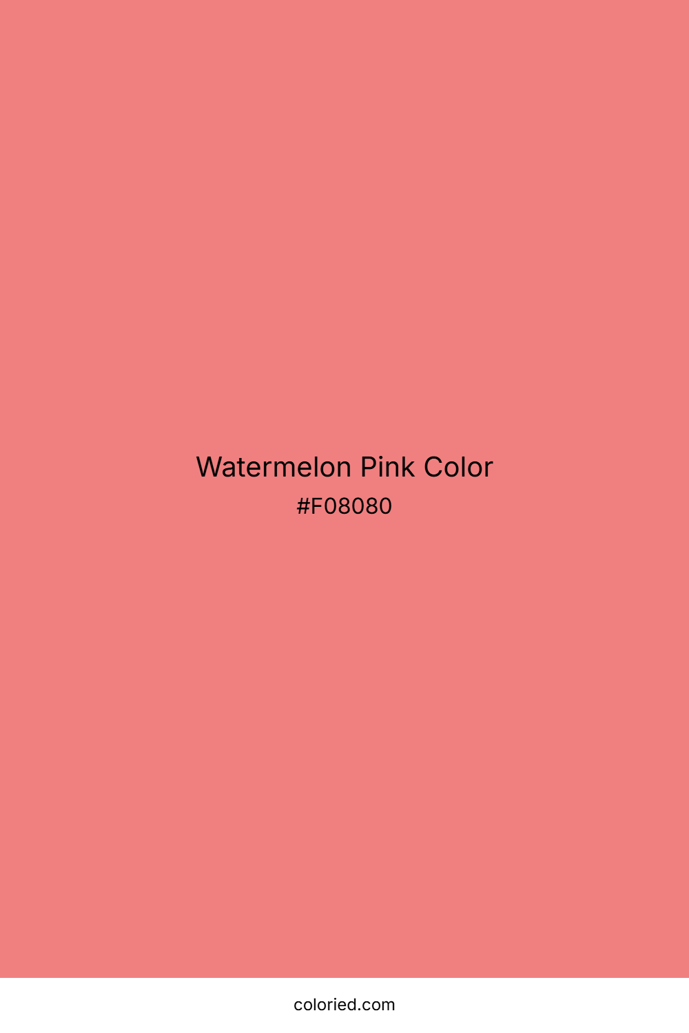 Watermelon Pink Color