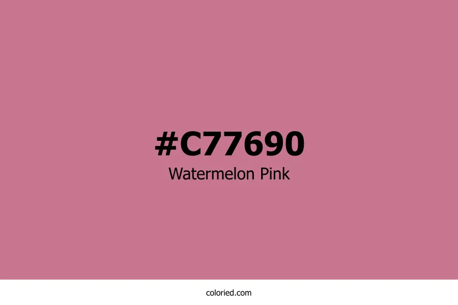 Watermelon Pink Color Hex Code