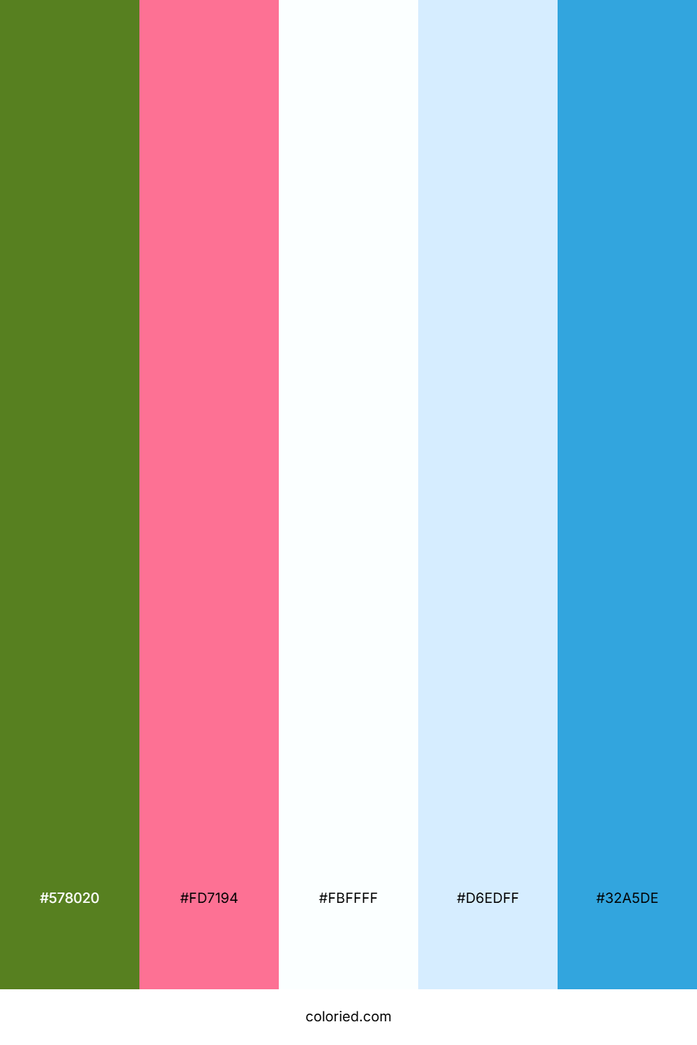 Watermelon Sky Reflection Color Palette
