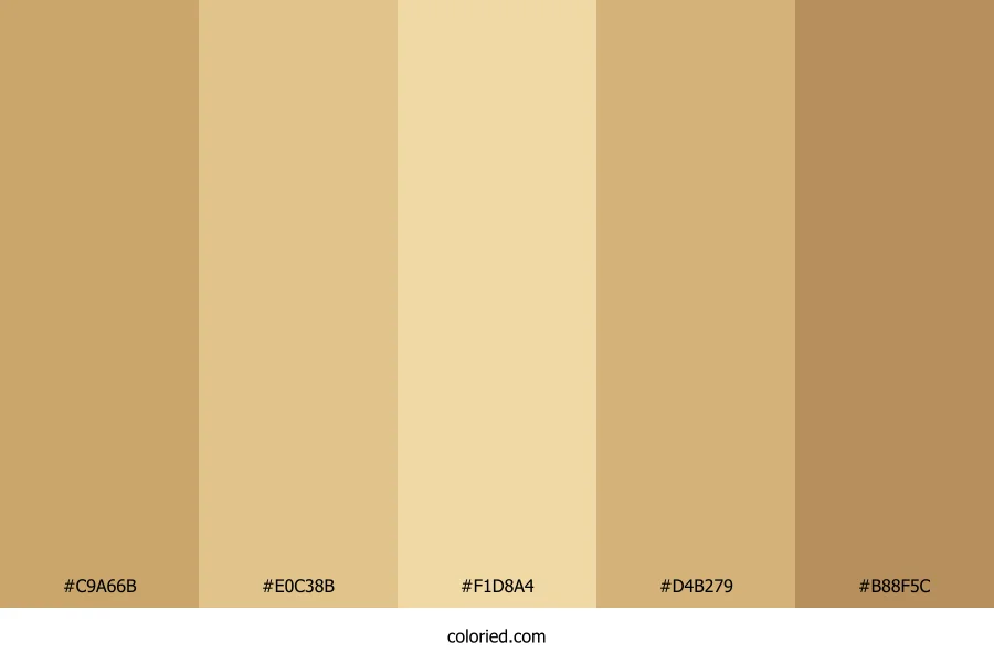 Wheat Tones Color Palette
