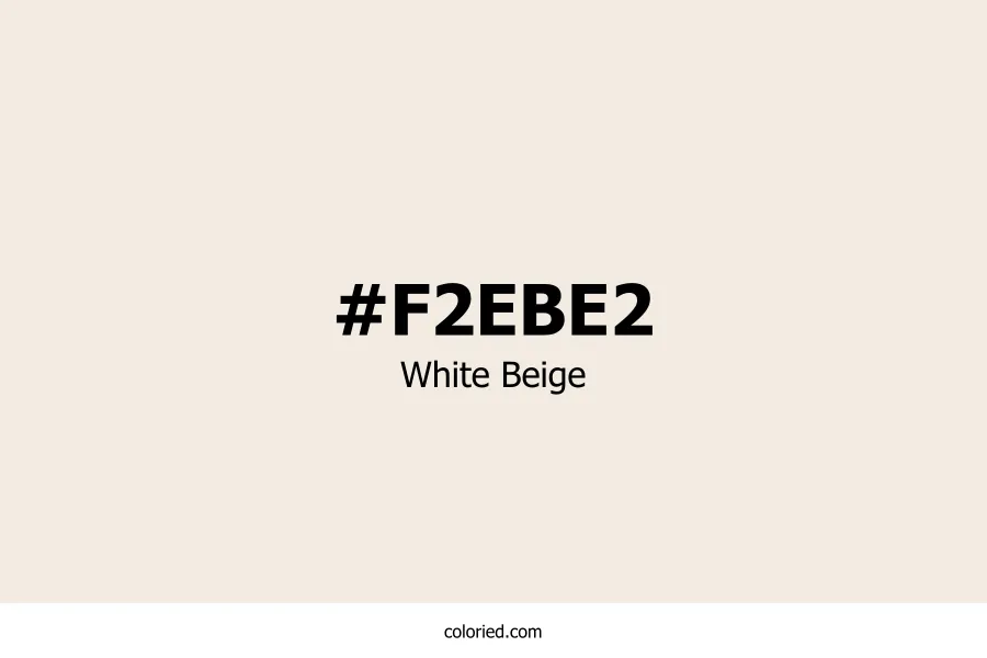 White Beige Color