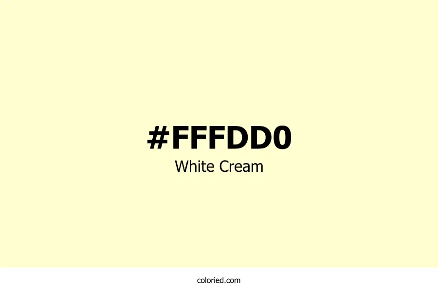 White Cream Color