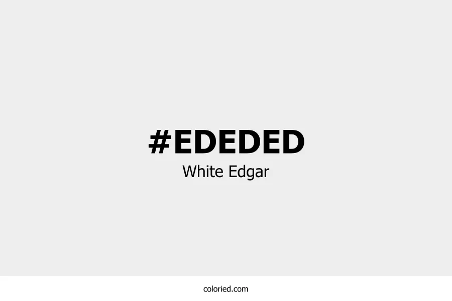 White Edgar Color Hex Code